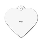 gorilla balloons Dog Tag Heart (One Side)