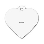 rockabilly pink Car Dog Tag Heart (Two Sides)