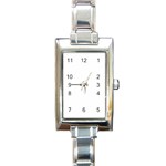 polka dots Flapper Rectangle Italian Charm Watch