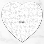 polka dots Flapper Jigsaw Puzzle (Heart)