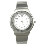 polka dots Flapper Stainless Steel Watch