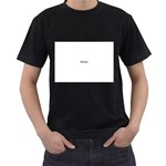 polka dots Flapper Men s T-Shirt (Black)