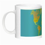 globe Map Night Luminous Mug