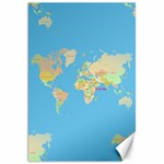 globe Map Canvas 20  x 30 