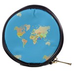 globe Map Mini Makeup Bag