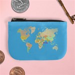 globe Map Mini Coin Purse