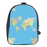 globe Map School Bag (Large)