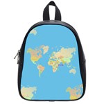 globe Map School Bag (Small)