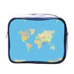 globe Map Mini Toiletries Bag (One Side)