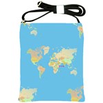 globe Map Shoulder Sling Bag