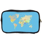 globe Map Toiletries Bag (One Side)