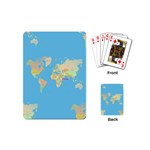 globe Map Playing Cards (Mini)