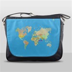 globe Map Messenger Bag