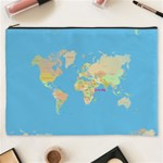 globe Map Cosmetic Bag (XXXL)