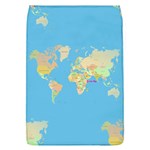 globe Map Removable Flap Cover (L)