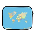 globe Map Apple iPad 2/3/4 Zipper Case