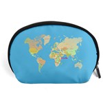 globe Map Accessory Pouch (Large)