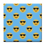 sunglasses Emoji Tile Coaster