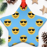 sunglasses Emoji Ornament (Star)