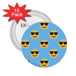 sunglasses Emoji 2.25  Button (10 pack)