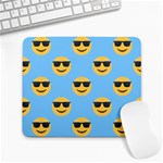 sunglasses Emoji Large Mousepad