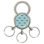 sunglasses Emoji 3-Ring Key Chain