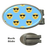 sunglasses Emoji Money Clip (Oval)