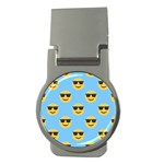 sunglasses Emoji Money Clip (Round)