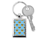 sunglasses Emoji Key Chain (Rectangle)