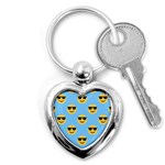 sunglasses Emoji Key Chain (Heart)