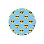 sunglasses Emoji Magnet 3  (Round)