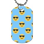 sunglasses Emoji Dog Tag (One Side)