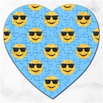 sunglasses Emoji Jigsaw Puzzle (Heart)