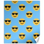 sunglasses Emoji Canvas 8  x 10 