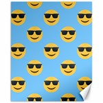 sunglasses Emoji Canvas 11  x 14 