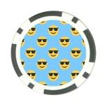 sunglasses Emoji Poker Chip Card Guard