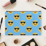 sunglasses Emoji Cosmetic Bag (Large)