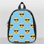 sunglasses Emoji School Bag (Small)