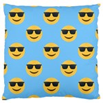 sunglasses Emoji Large Cushion Case (One Side)