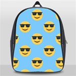 sunglasses Emoji School Bag (XL)