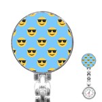 sunglasses Emoji Stainless Steel Nurses Watch