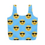 sunglasses Emoji Full Print Recycle Bag (M)