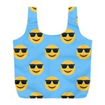 sunglasses Emoji Full Print Recycle Bag (L)