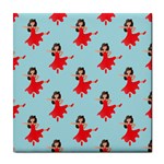 salsa flamenco Emoji Tile Coaster