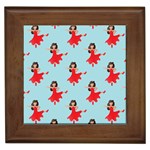 salsa flamenco Emoji Framed Tile