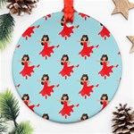 salsa flamenco Emoji Ornament (Round)