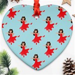 salsa flamenco Emoji Ornament (Heart)