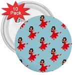 salsa flamenco Emoji 3  Button (10 pack)