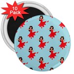 salsa flamenco Emoji 3  Magnet (10 pack)