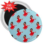 salsa flamenco Emoji 3  Magnet (100 pack)